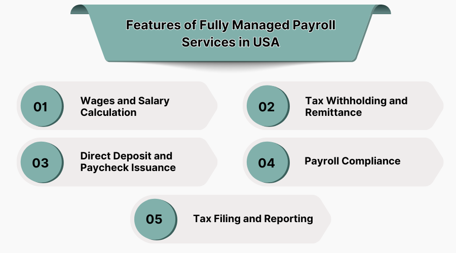 Features of Fully Managed Payroll Services in USA